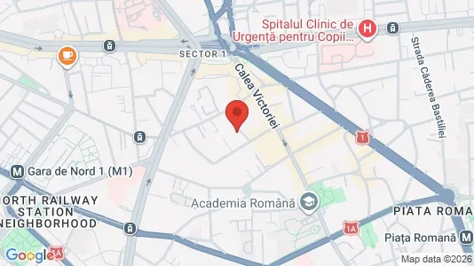 Apartments for rent i Bucharest - Sectorul 1 - kort over placeringen