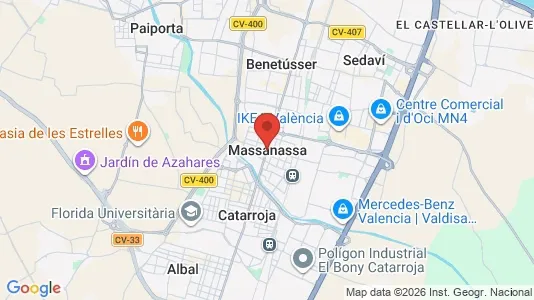 Apartments for rent i Massanassa - kort over placeringen