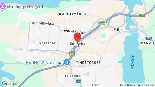Houses for rent i Botkyrka - kort over placeringen