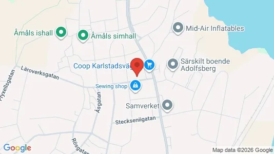 Apartments for rent i Åmål - kort over placeringen