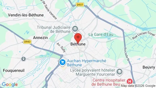 Apartments for rent in Béthune - Photo from Google Street View