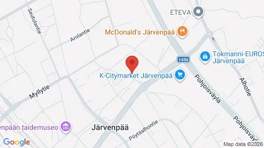 Apartments for rent i Järvenpää - kort over placeringen