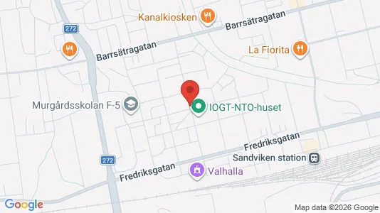 Apartments for rent i Sandviken - kort over placeringen