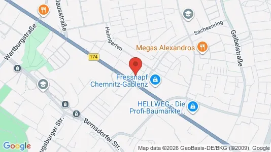 Apartments for rent in Chemnitz - Photo from Google Street View
