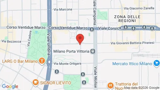 Apartments for rent i Milano Zona 4 - Vittoria, Forlanini - kort over placeringen