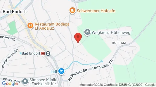 Rooms for rent i Rosenheim - kort over placeringen
