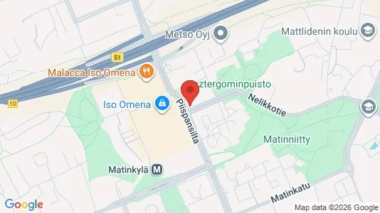 Apartments for rent i Espoo - kort over placeringen