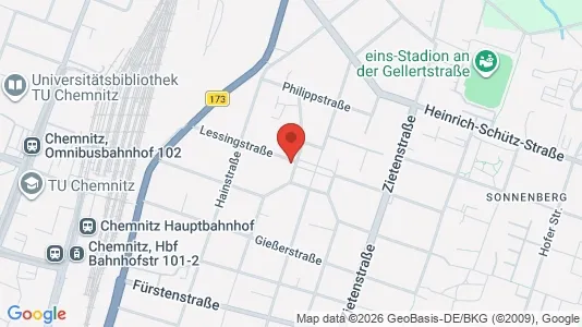 Apartments for rent in Chemnitz - Photo from Google Street View
