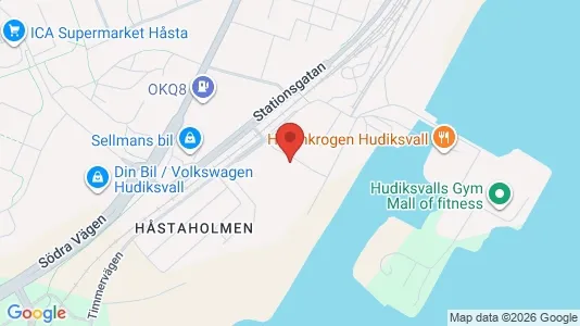 Apartments for rent in Hudiksvall - Photo from Google Street View