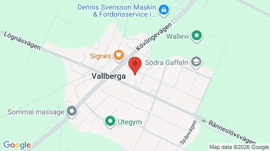 Apartments for rent i Laholm - kort over placeringen