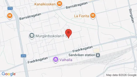 Apartments for rent i Sandviken - kort over placeringen
