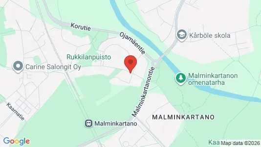 Apartments for rent i Helsinki Läntinen - kort over placeringen