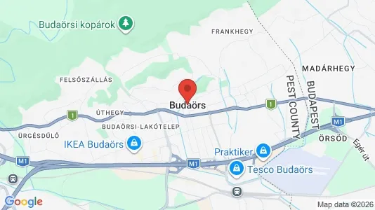 Apartments for rent i Budaörsi - kort over placeringen