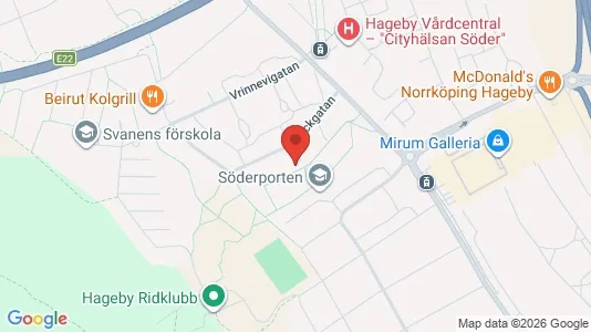 Apartments for rent i Norrköping - kort over placeringen