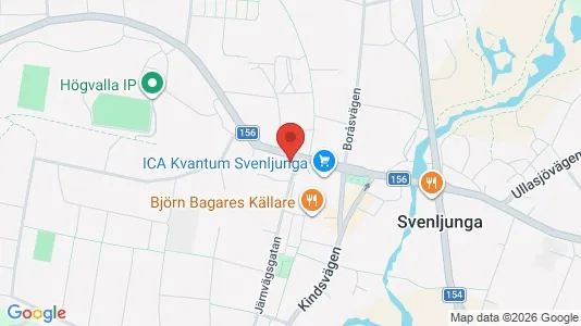 Apartments for rent i Svenljunga - kort over placeringen