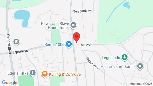 Apartments for rent i Skive - kort over placeringen