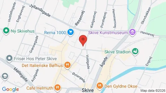 Apartments for rent i Skive - kort over placeringen