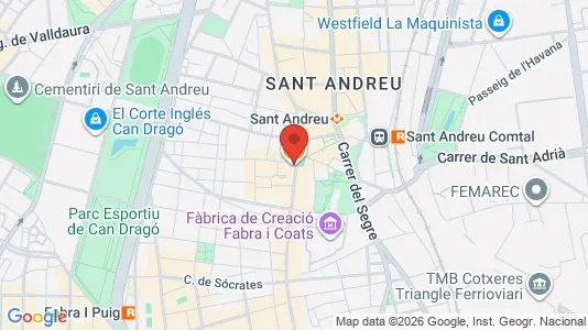 Apartments for rent in Barcelona Sant Andreu - Photo from Google Street View