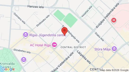 Apartments for rent i Riga Centrs - kort over placeringen