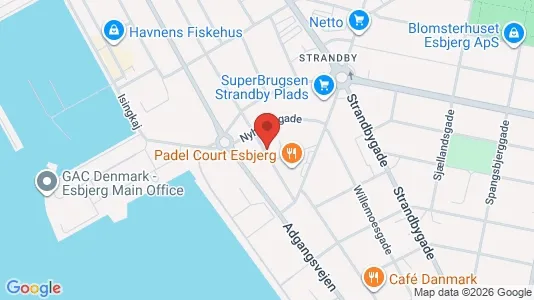 Apartments for rent i Esbjerg Center - kort over placeringen