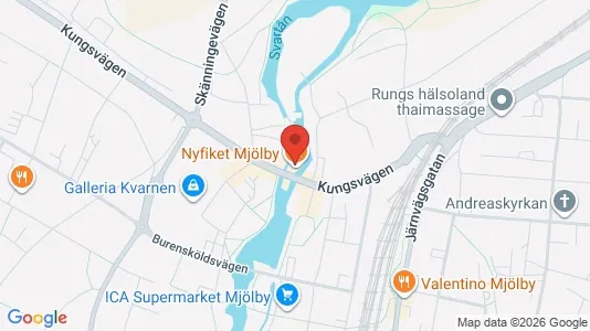 Apartments for rent i Mjölby - kort over placeringen