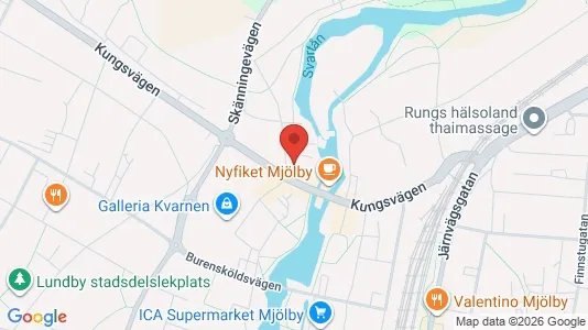 Apartments for rent i Mjölby - kort over placeringen