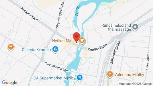 Apartments for rent i Mjölby - kort over placeringen