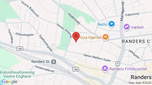 Apartments for rent i Randers C - kort over placeringen