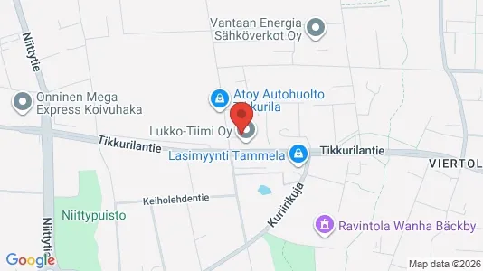 Apartments for rent i Vantaa - kort over placeringen