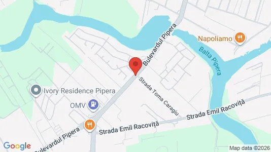 Apartments for rent i Voluntari - kort over placeringen