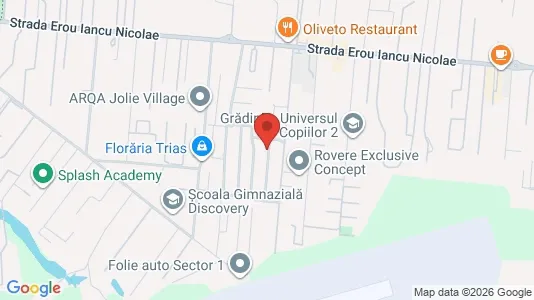Apartments for rent i Voluntari - kort over placeringen