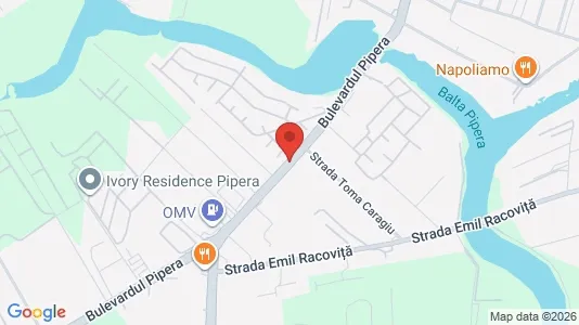 Apartments for rent i Voluntari - kort over placeringen