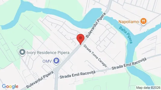 Apartments for rent i Voluntari - kort over placeringen