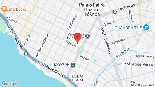 Apartments for rent i Palaio Faliro - kort over placeringen