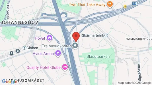 Apartments for rent i Stockholm South - kort over placeringen