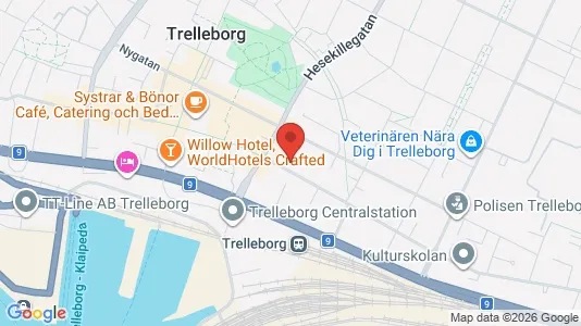 Apartments for rent i Trelleborg - kort over placeringen