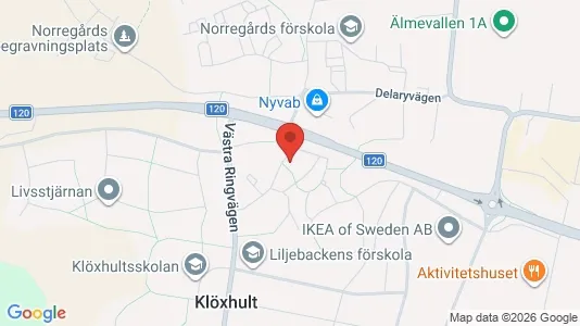 Apartments for rent i Älmhult - kort over placeringen