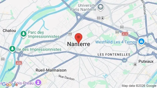 Rooms for rent in Nanterre - Photo from Google Street View