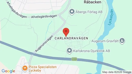 Apartments for rent i Karlskrona - kort over placeringen