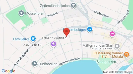 Apartments for rent i Motala - kort over placeringen