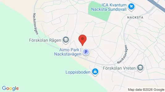 Apartments for rent i Sundsvall - kort over placeringen
