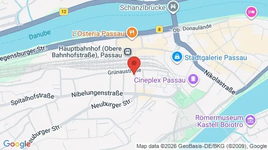 Apartments for rent i Passau - kort over placeringen