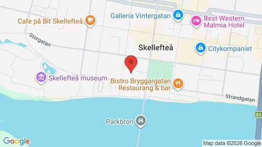Apartments for rent i Skellefteå - kort over placeringen