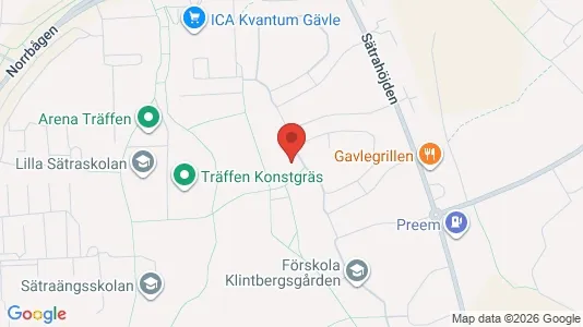 Apartments for rent i Gävle - kort over placeringen