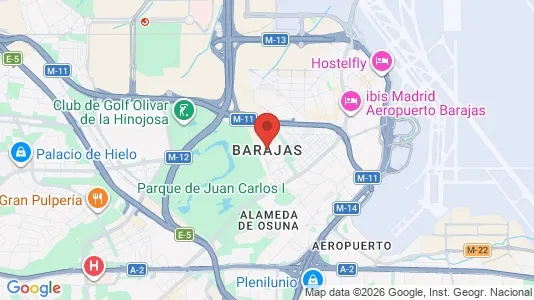Apartments for rent i Madrid Barajas - kort over placeringen