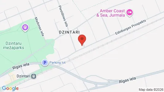 Apartments for rent i Jūrmala - kort over placeringen