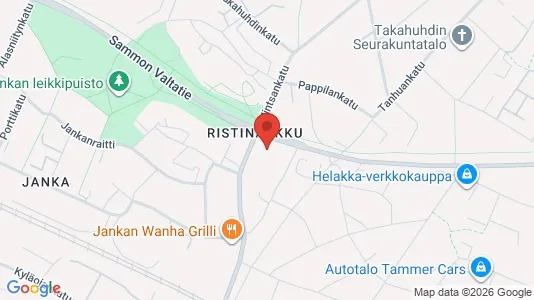 Apartments for rent i Tampere Keskinen - kort over placeringen