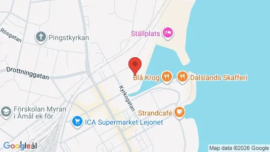 Apartments for rent i Åmål - kort over placeringen