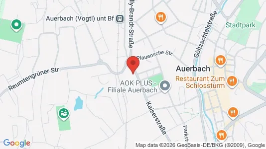 Apartments for rent i Vogtlandkreis - kort over placeringen