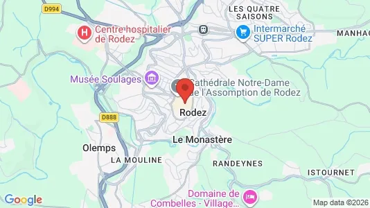 Apartments for rent in Rodez - Photo from Google Street View